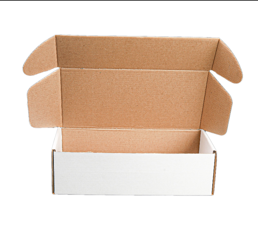 100 Pcs Mailing Box 150x150x75mm Die Cut self lock Shipping Carton for small parts