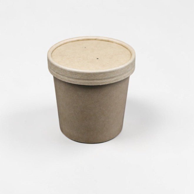 Brown kraft 12 oz single wall hot soup cup QTY 500 - Sailcity Packaging