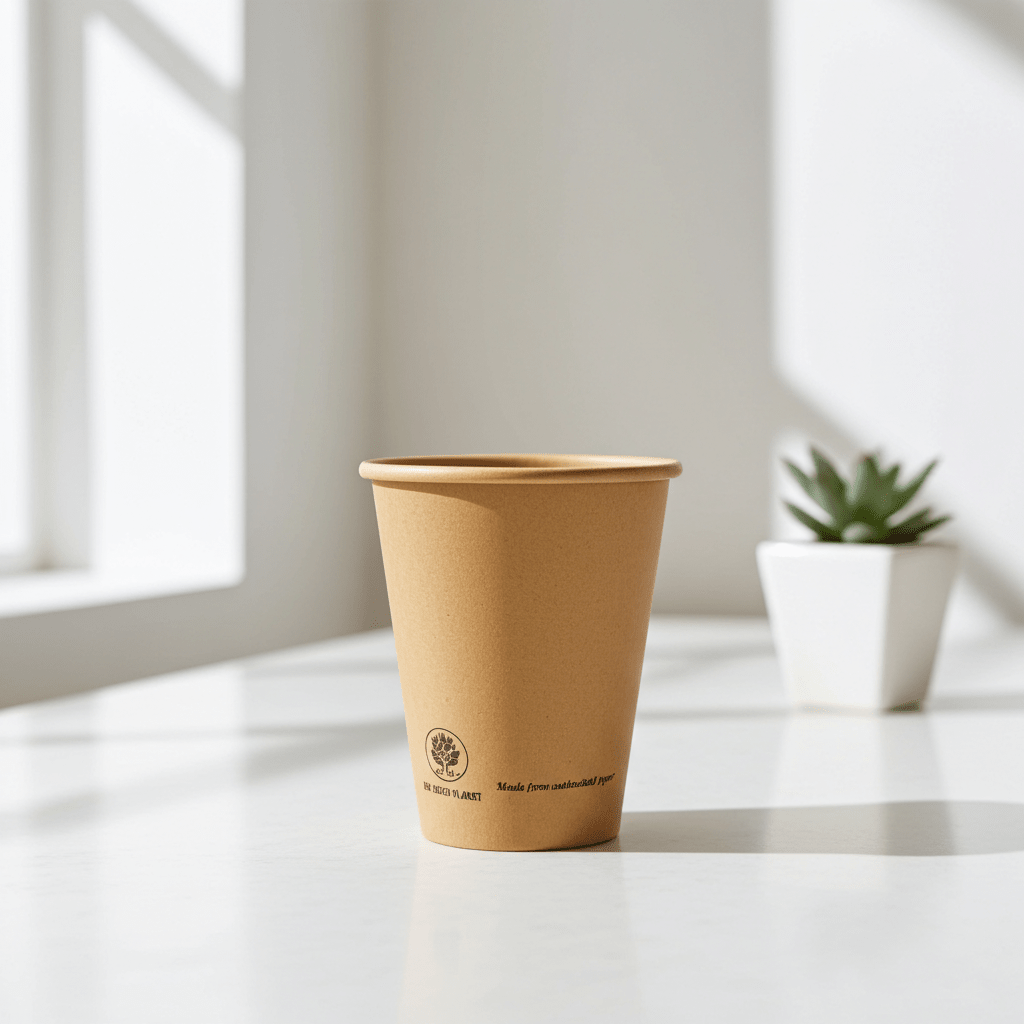 Clearance / Single Wall Coffee Cups Kraft Paper Brown - Sailcity Packaging