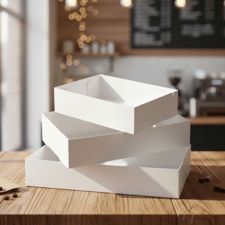 Fish & chip Trays - White Carton Board - Sailcity Packaging