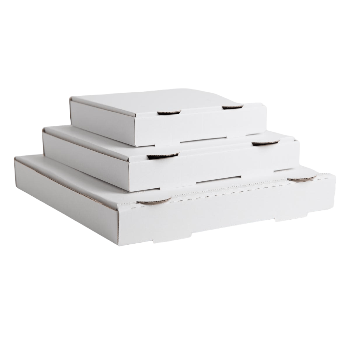 Pizza Box - White Corrugated Box