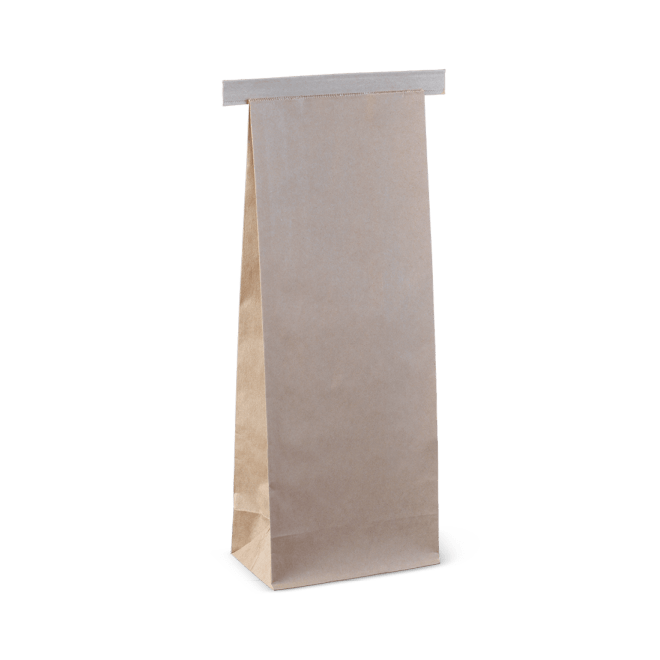 Retail Tin Tie Bags - No Window Brown - Sailcity Packaging
