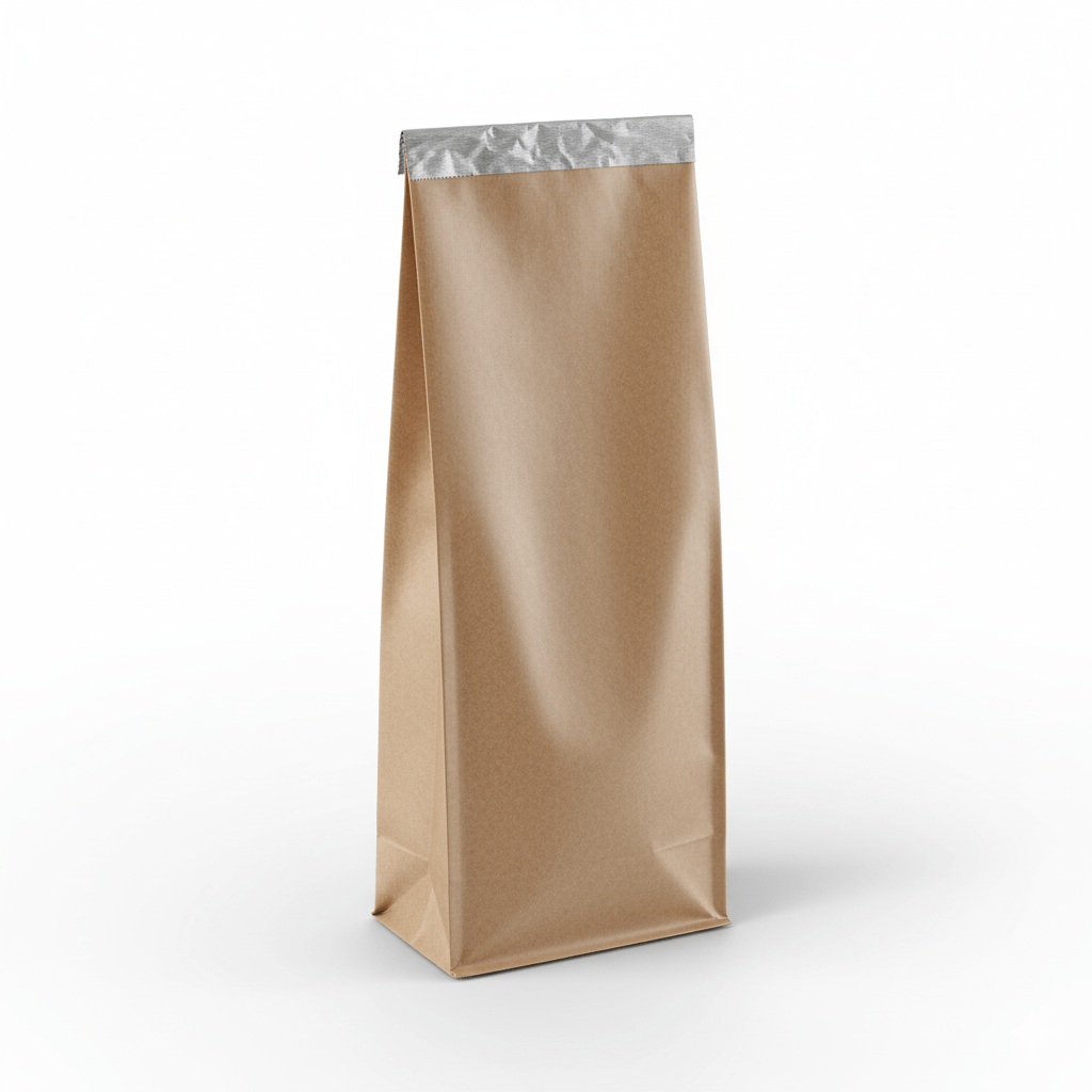 Retail Tin Tie Bags - No Window Brown - Sailcity Packaging