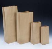 SOS Block Bottom Retail Bags Heavy Duty Brown - Sailcity Packaging