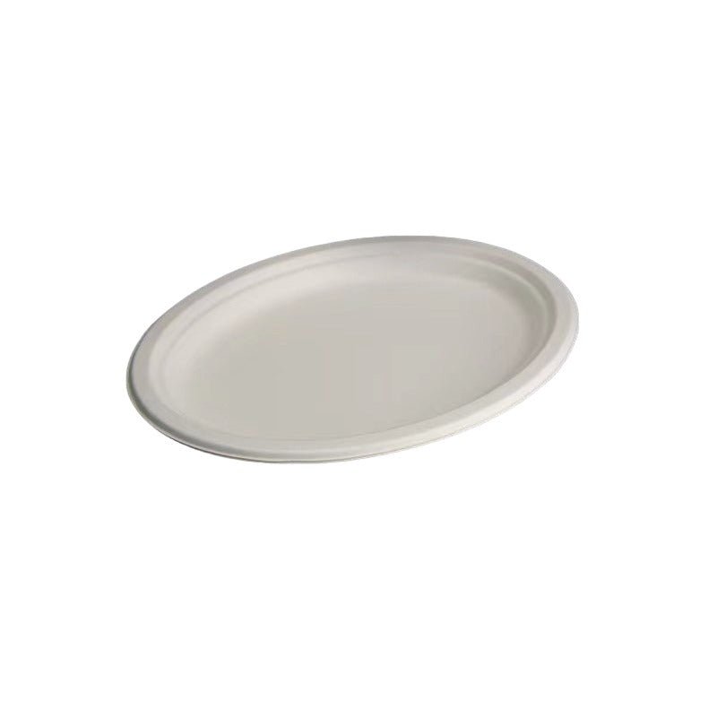 Sugarcane oval plates - Sailcity Packaging