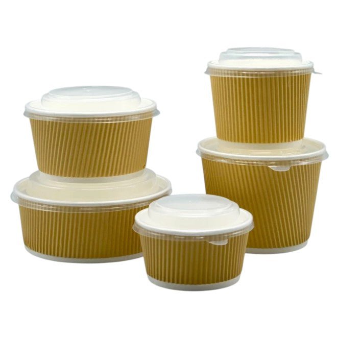 Takeaway Paper Bowls – 3 - Ply Insulated Corrugated - Sailcity Packaging