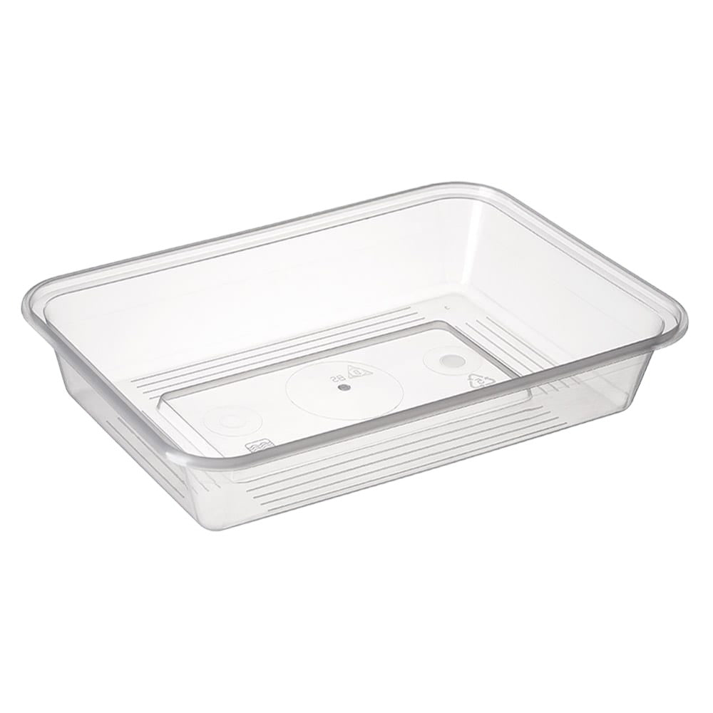 Wide base Rectangular PP Containers - Sailcity Packaging