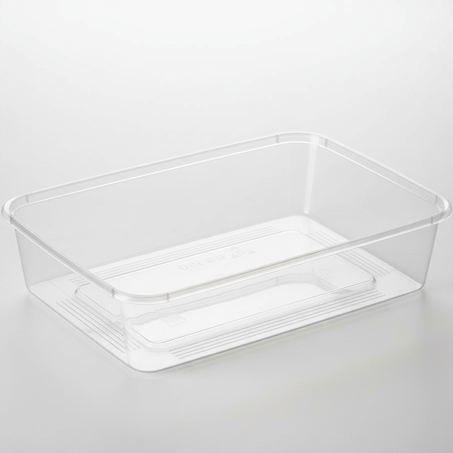 Wide base Rectangular PP Containers - Sailcity Packaging