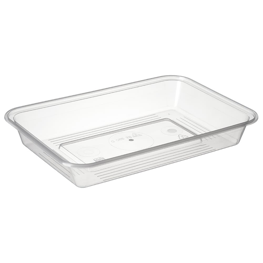 Wide base Rectangular PP Containers - Sailcity Packaging