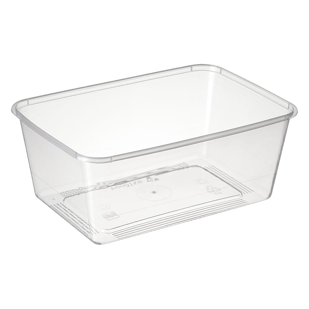 Wide base Rectangular PP Containers - Sailcity Packaging