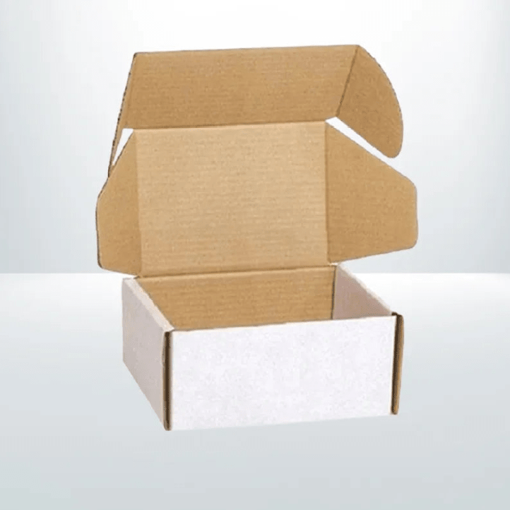 100Pcs Mailing Box 125x100x75mm Diecut Boxes Self Locking White Carton Mailer - Sailcity Packaging