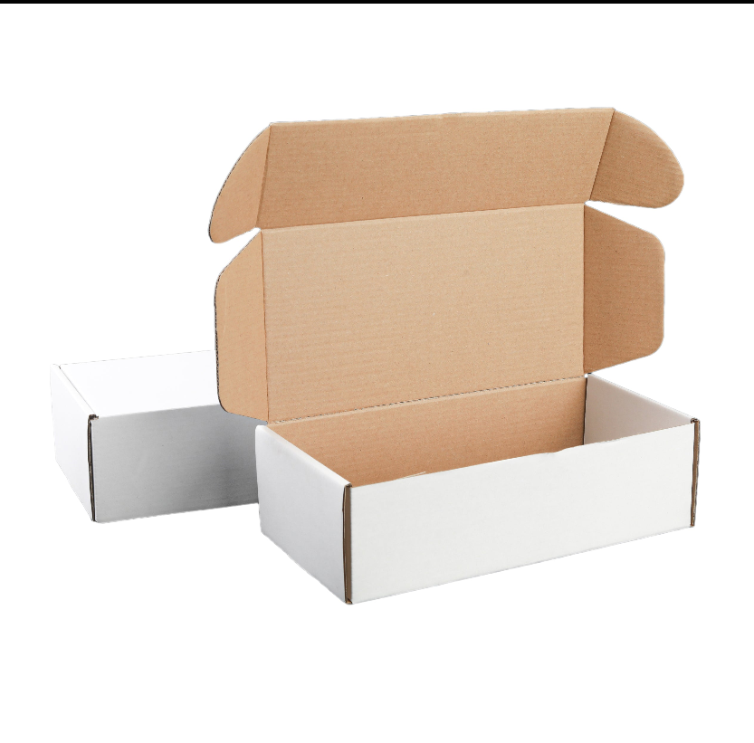 100 Pcs Mailing Box 150x150x75mm Die Cut self lock Shipping Carton for small parts