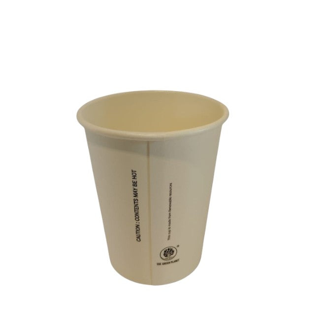 White Aqueous Single Wall Bio Cups