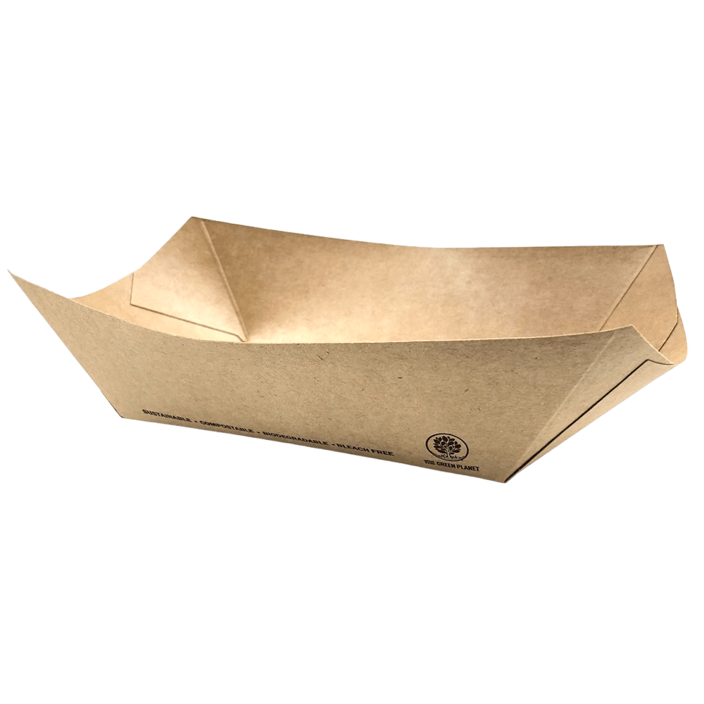 Boat Trays - Brown Kraft - Sailcity Packaging