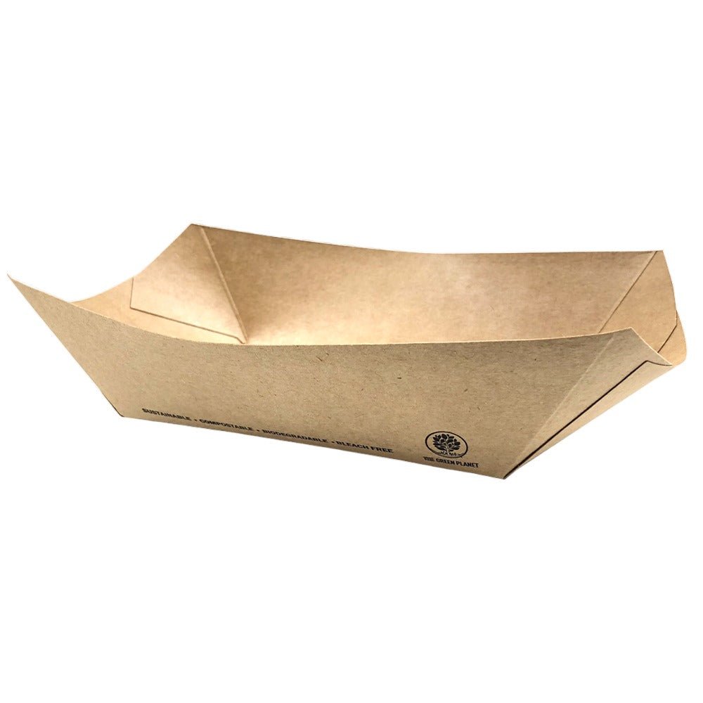 Boat Trays - Brown Kraft - Sailcity Packaging