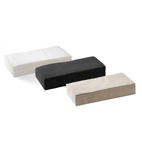 Quilted Dinner Napkins 1/4 Fold - Brown, 400x 400mm, 2 Ply - Sailcity Packaging