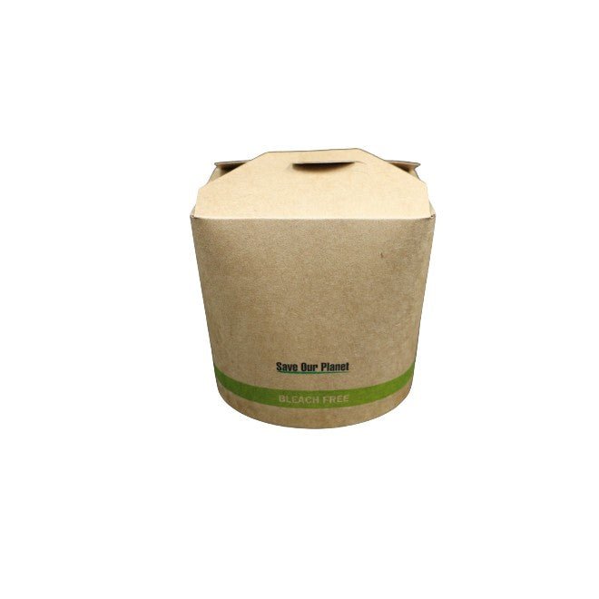 Round Base Food Boxes - Brown Kraft - Sailcity Packaging