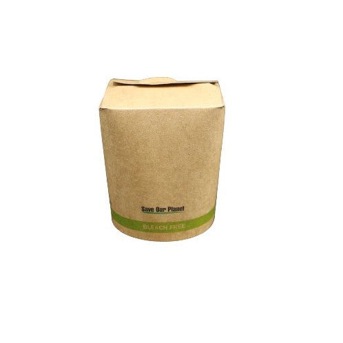 Round Base Food Boxes - Brown Kraft - Sailcity Packaging