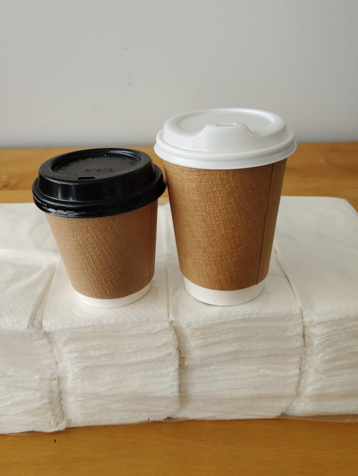 The Green Planet Bundle Cafe Pack - Double Wall Coffee Cups, Lids & Napkins - Sailcity Packaging